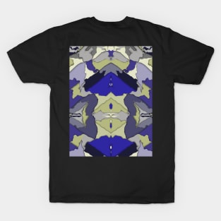 Origami Melted Retro Repeated Pattern T-Shirt